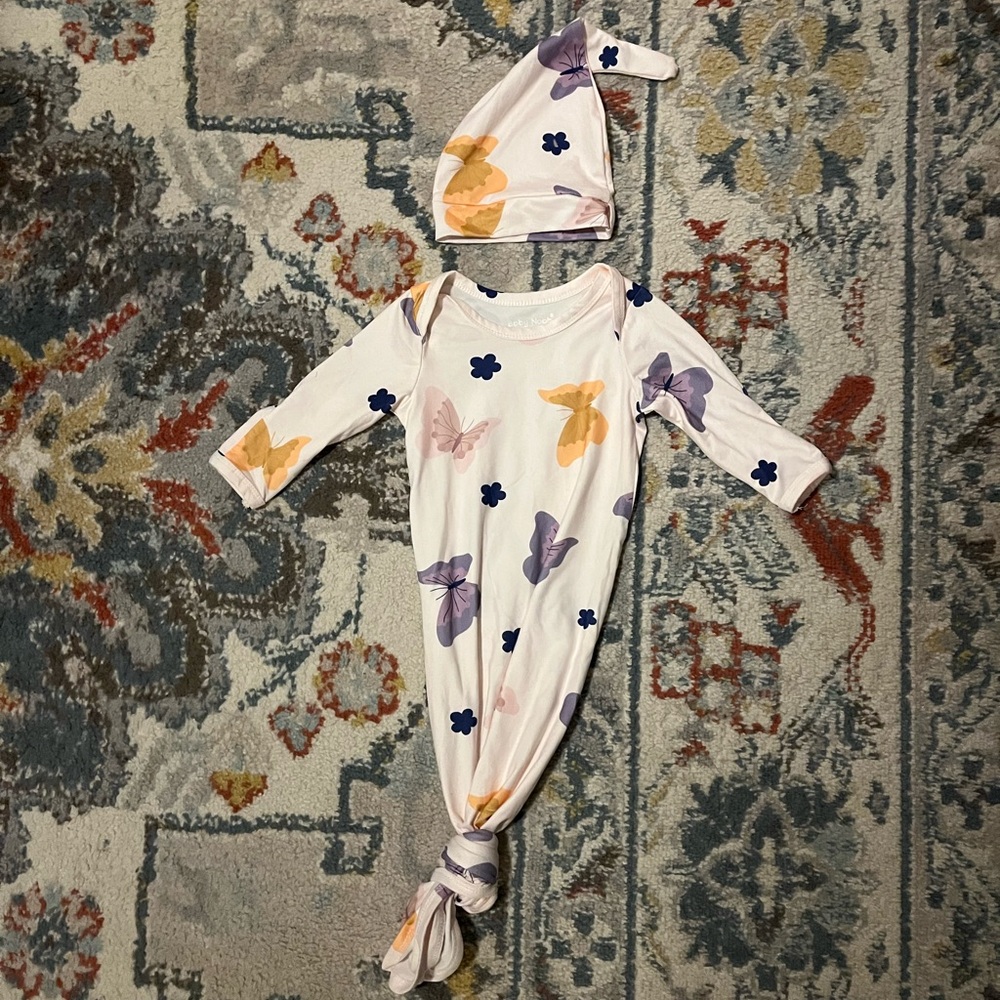 Baby Gown and Cap